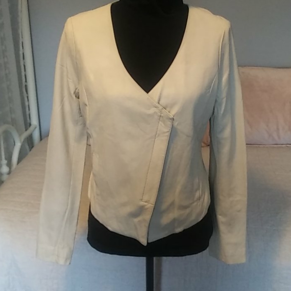 DKNY Jeans vegan leather jacket